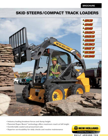 SkID StEERS/COmPACt TRACk LOADERS - JustAnswer