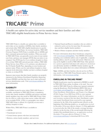 TRICARE Prime Fact Sheet - Usafaema 