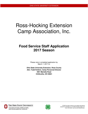 Ross-Hocking Extension Camp Association, Inc.