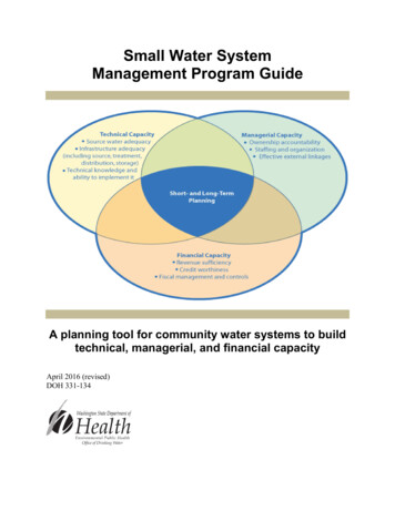 Small Water System Management Program Guide