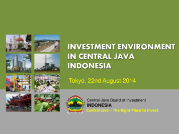 Investment Environment In Central Java Indonesia