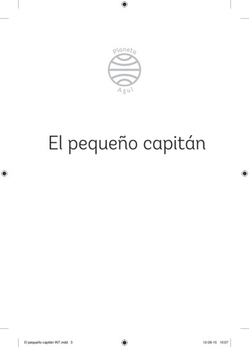 El Pequeño Capitán - PlanetadeLibros