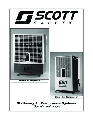 Stationary Air Compressor Systems Operating Instructions