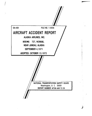 Sa-429 File No. 1-0008 Aircraft Accident Report