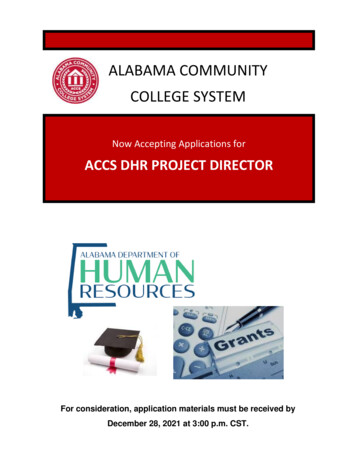 Alabama Community College System - Accs
