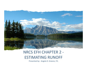 Nrcs Efh Chapter 2 - Estimating Runoff