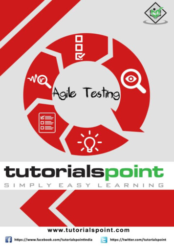 Agile Testing Tutorial - Biggest Online Tutorials Library