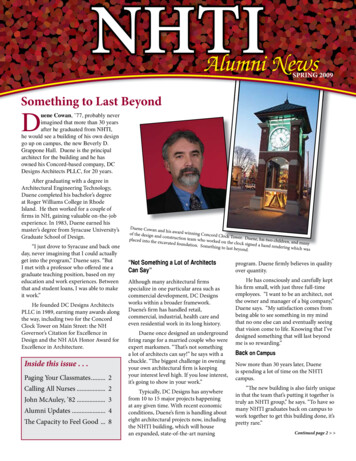 NHTI Alumni Newsletter - Spring 2009