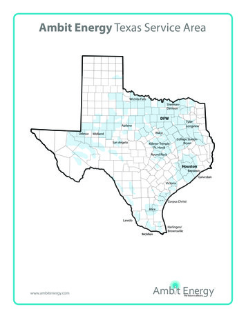 Ambit Energy Texas Service Area