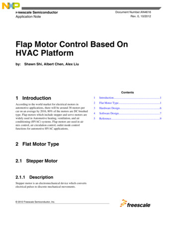 Flap Motor Control Based On HVAC Platform - NXP