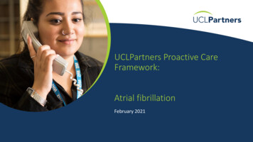 UCLPartners Proactive Care Framework: Atrial Fibrillation