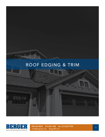Roof Edging & Trim