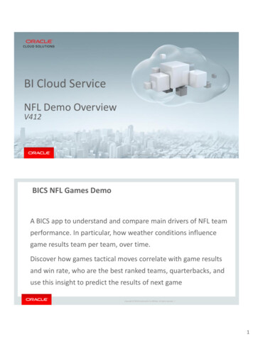 BI Cloud Service - Www-stage-oci.oracle 