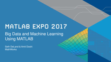 Big Data And Machine Learning Using MATLAB - MathWorks