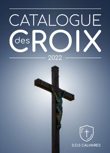 CATALOGUE CROIX - S.O.S. Calvaires