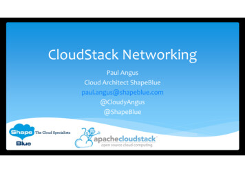 CCC14 - CloudStack Networking