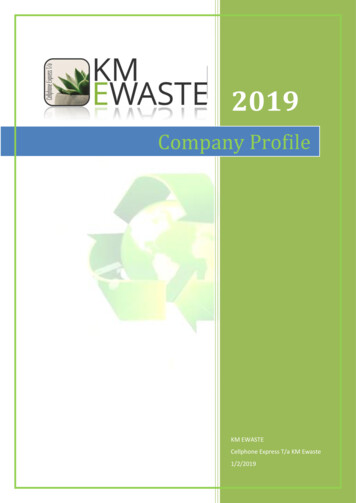 Company Profile - KME Waste
