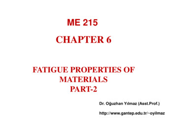 Fatigue Properties Of Materials Part-2 - بارسنج