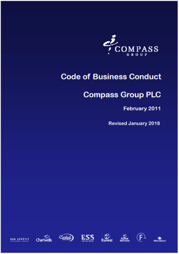 Code Of Conduct - Compass Group