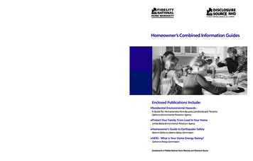 Homeowner's Combined Information Guides - Myofficeanswerpro 