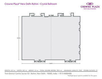 Crowne Plaa New Delhi Rohini Crystal Ballroom - IHG