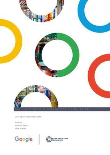 Circular Economy At Work In Google Data Centers
