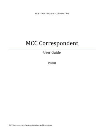 MCC Correspondent