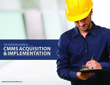 The Definitive Guide To Cmms Acquisition & Implementation