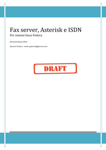 Fax Server, Asterisk E ISDN - Altervista
