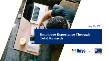 Employee Experience Through Total Rewards