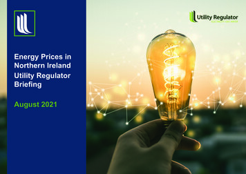 Energy Prices In Northern Ireland Utility Regulator Briefing