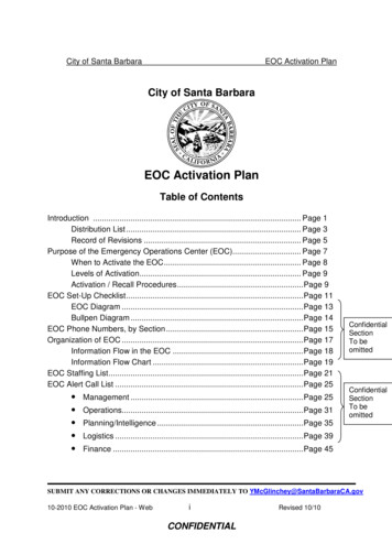 EOC Activation Plan - Santabarbaraca.gov