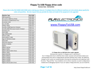  FloppyToUSB - PLR Electronics