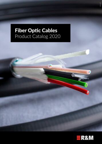 Fiber Optic Cables - Reichle & De-Massari