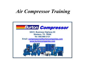 Air Compressor Training - Burton Companies