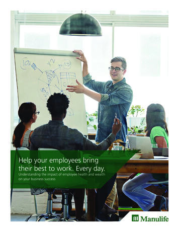 Help Your Employees Bring Their Best To Work. Every Day. - Manulife