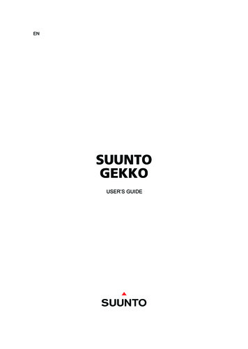 Gekko Covers EN 1008 - Suunto