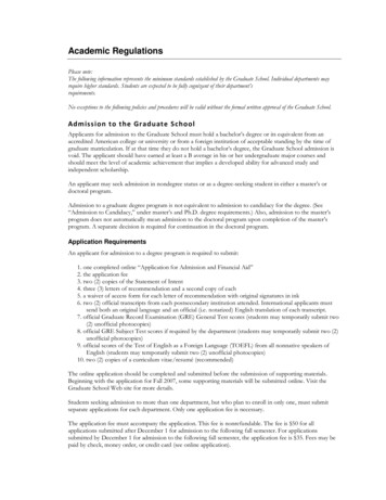 Academic Regulations - Policy Repository