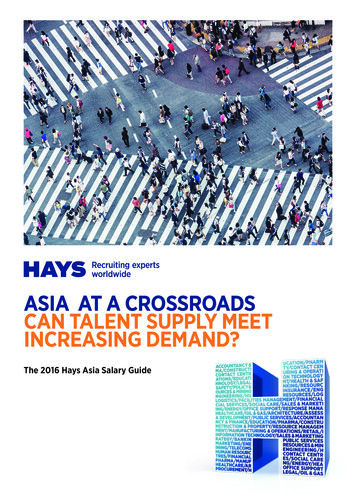 Asia At A Crossroads Can Talent Supply Meet Increasing Demand?