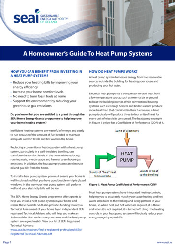A Homeowner's Guide To Heat Pump Systems - SEAI