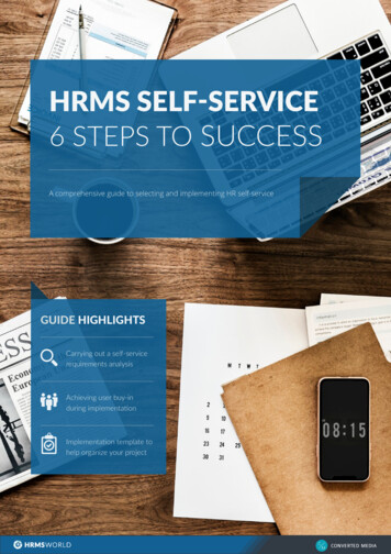 HRMS Self-Service 6 Steps To Success - HRMSworld