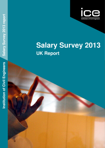 Salary Survey 2013 - Myice.ice .uk