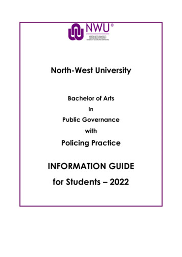 INFORMATION GUIDE For Students 2022