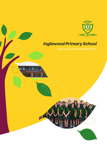 Annual School Report 2020 - Inglewood Primary School