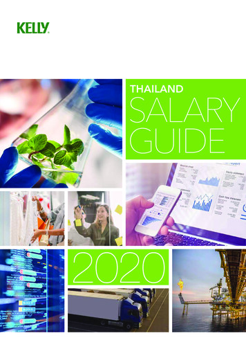 THAILAND SALARY GUIDE - Kelly Services