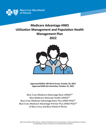 Medicare Advantage HMO Utilization Management And Population Health .