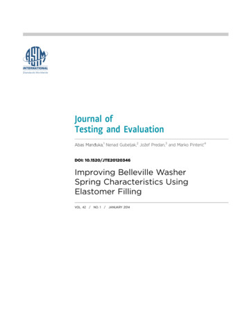Journal Of Testing And Evaluation - Pinteric