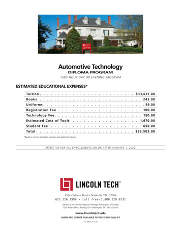 Automotive Technology - Lincoln Tech