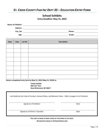 2022-23 St Croix County Fairbook