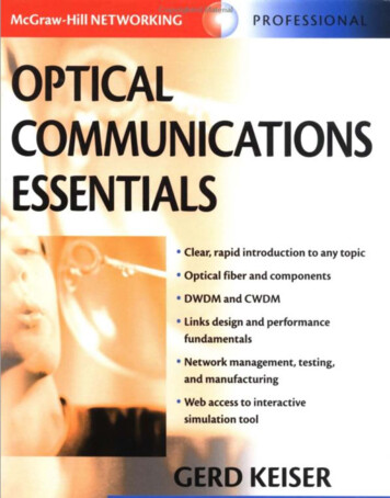 Optical Fiber Communication By Gerd Keiser - Sundar G